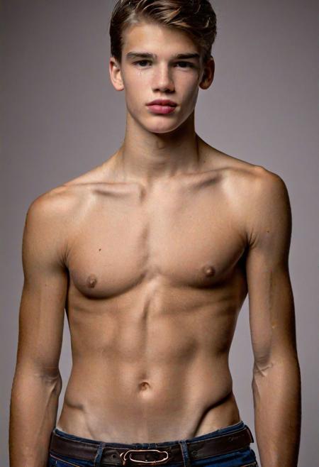 Cute handsome male models