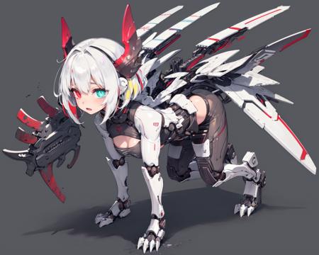 Highly Mechanized Prosthetic Quadruped/Mechanical Beast (Girl) 四足机械兽/兽娘