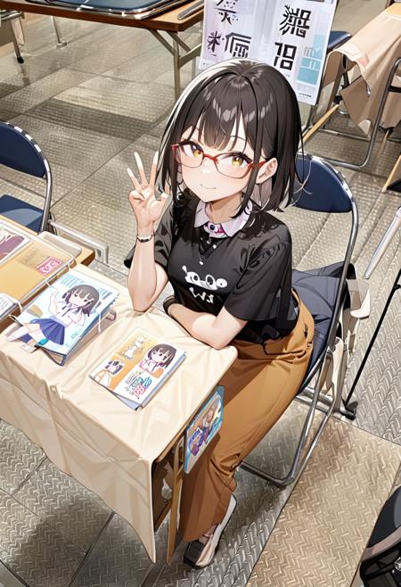 同人誌即売会 / Doujinshi convention SDXL