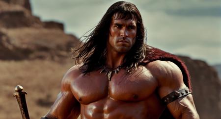 Conan The Barbarian (comic style + character) XL + SD1.5 + F1D