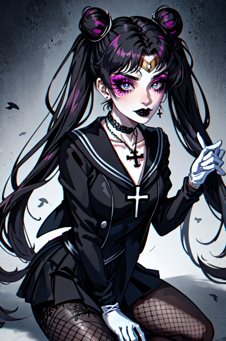 Sailor Moon Goth (Prompt like a Pro Textual Inversions!)