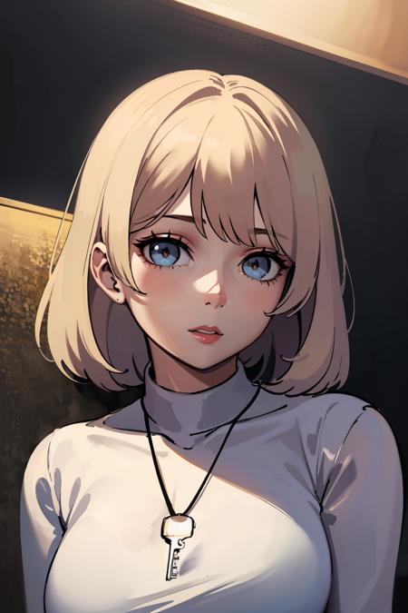 Chastity key necklace