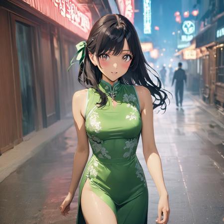 Anime Style Chinese Cheongsam Dress版本V1 (ID: 788671)
