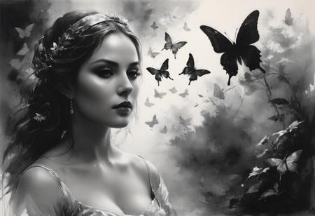 Black and white art