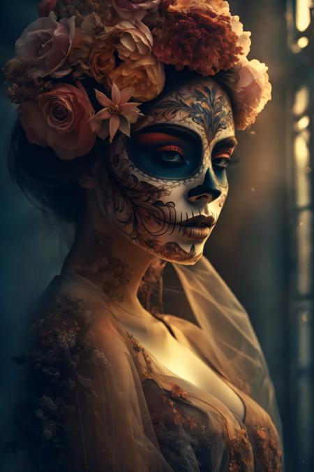 Catrina Makeup with Ornaments (Mexican Skull)版本v1.0 (ID: 207028)
