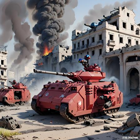 Space Marine Predator Battle Tank - Warhammer 40,000 (SDXL)版本Space Marine Predator Battle Tank - Warhammer 40,000 (SDXL) (SDXL)