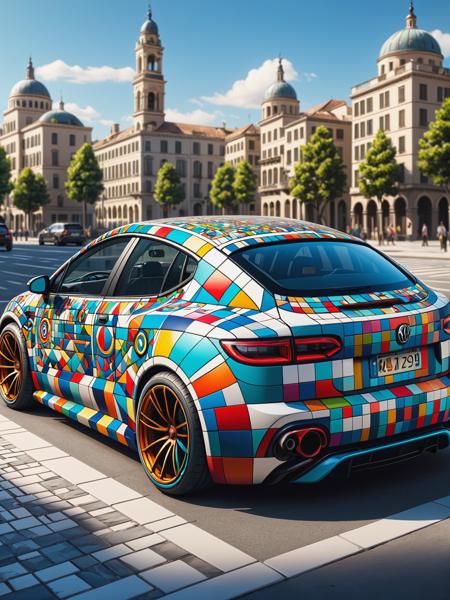 Colorful Mosaic FLUX & SDXL