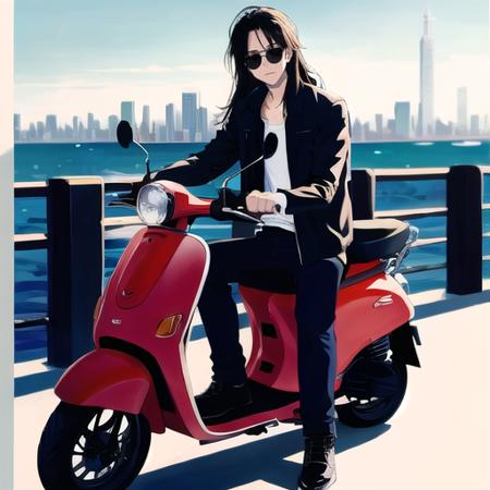 Driving Motor Scooter (Concept)