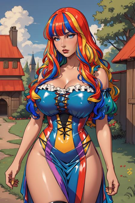 ?Hair Flair Collection? - Multi Color Hairstyle