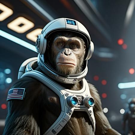 Caesar - Planet of the Apes franchise 2010s - SDXL