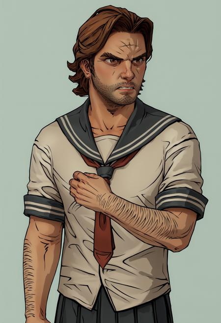 Bigby Wolf - The Wolf Among Us [SDXL Pony]