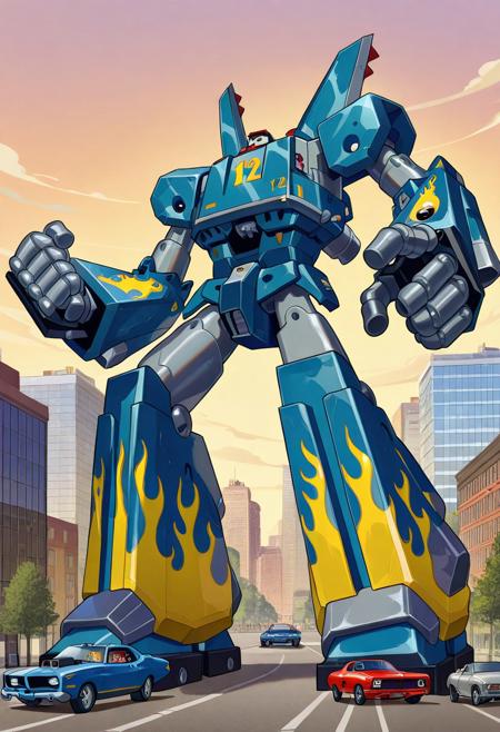 [IL] Mechanized Earth Guard Attack System, eXtra Large Robot – Megas XLR