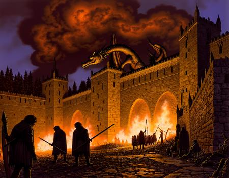 Tolkien's Middle Earth - Ted Nasmith style (Flux)