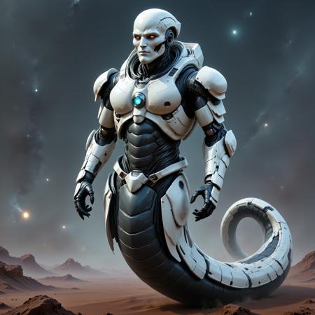 Naga - Creature Concept - FLUX