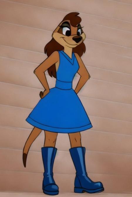 Alien Princess in meerkat form (The Lion King's Timon and Pumbaa)
