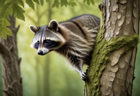 the animals in the forest