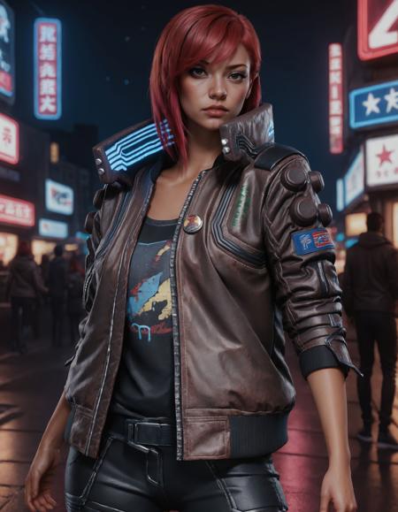 Cyberpunk Samurai Jacket SDXL版本v1.0 (ID: 308630)