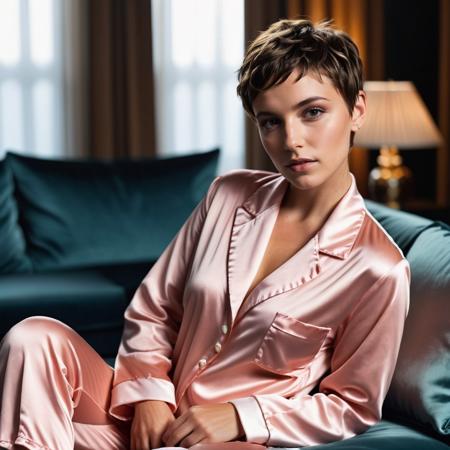Short Layered Pixie Harstyle