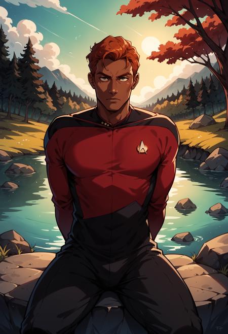 Star Trek TNG uniforms (standalone for early seasons version update) (pony)