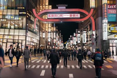 歌舞伎町1番街アーチ Kabukicho 1st Avenue Arch SD15