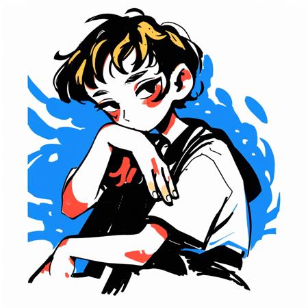 Anime Block Print