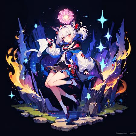 Fractal,Girl,Flower,and,Star