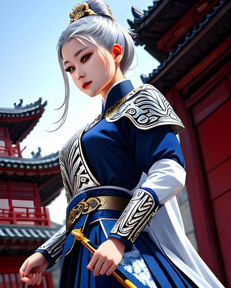 Chinese Female General - Battle Armor