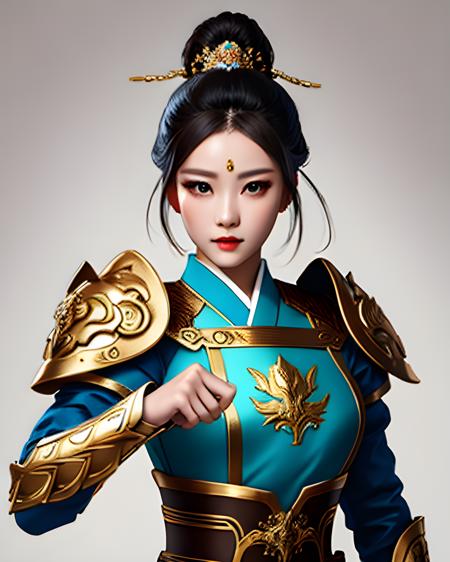 Chinese Female General - Battle Armor