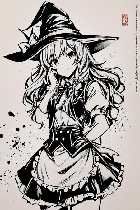 [XL] Okazu/[墨絵師] 御歌頭/[墨绘师] 御歌头  浓重水墨印象画风- Artist Style