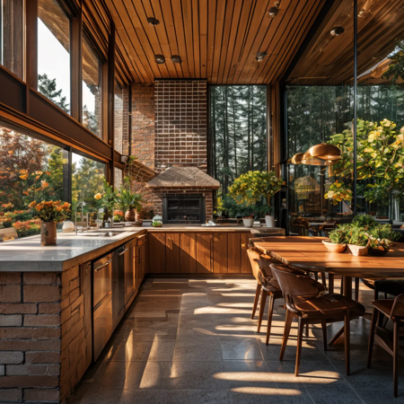 AIDVN_Interior_Mid-Century Modern style (Multi-room)