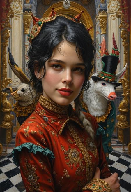 style of Michael Cheval [FLUX] 129