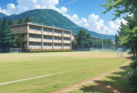 学校の校庭 School grounds PONY