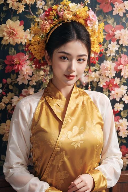 浔埔女-簪花围头饰 | Xunpu-Hairpin flowers | Chinese traditional clothing