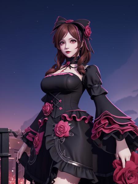 王者荣耀_露娜_哥特玫瑰_Honor of kings_Luna