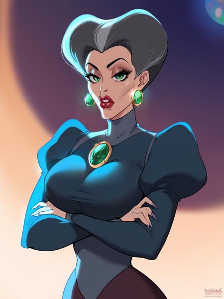 Lady Tremaine (Cinderella film 1950) PonyDiffusionXL