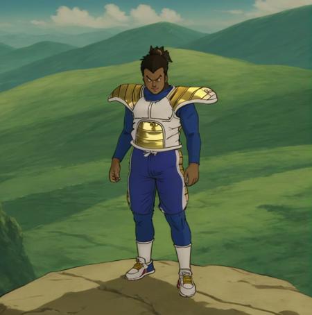 vageta saiyan armor