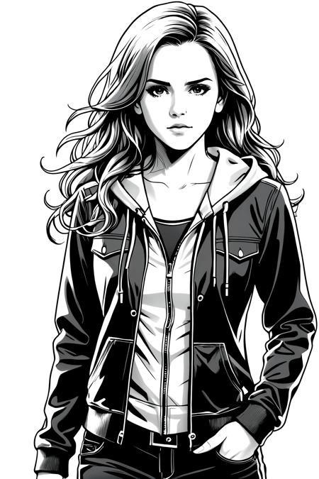 Hermione Granger (Emma Watson) 2010-2011 SDXL