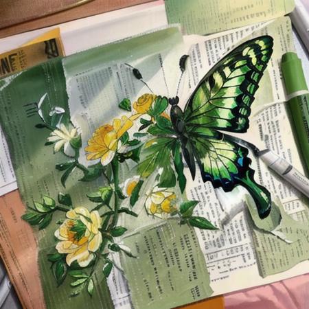 butterflyRoseC