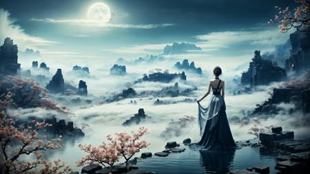 绪儿-水乡场景 Water town scene