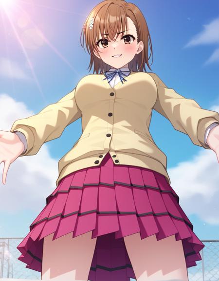 Hot Pink Skirt : 派手なピンクのスカート SDXL