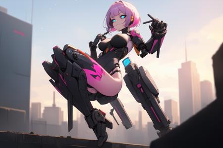 Androids & mechanical parts concept
