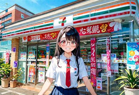 コンビニの外観7 PONY