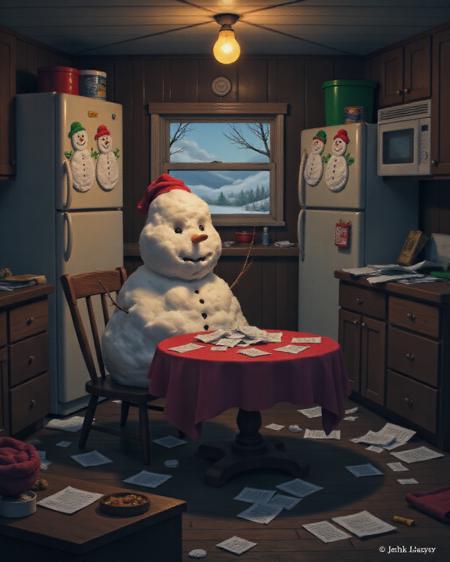 Wizard's Snowman Come-Alive Spell