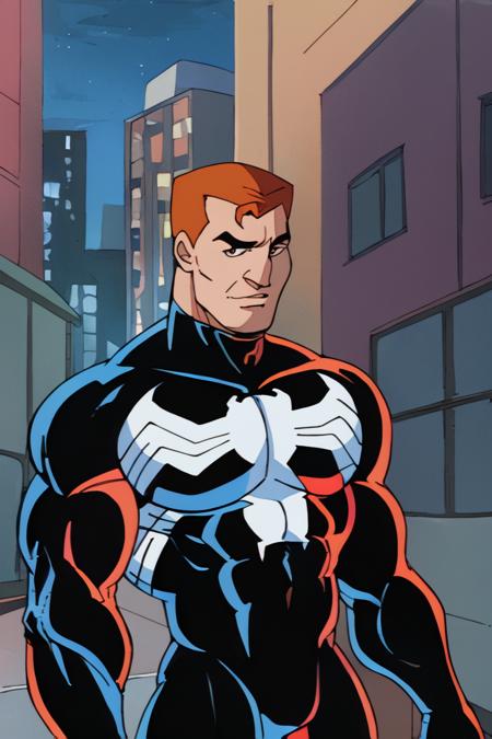 Venom (Eddie Brock) Spider-Man The Animated Series [LoRA]版本v1.1 Pony XL v6 (ID: 604120)