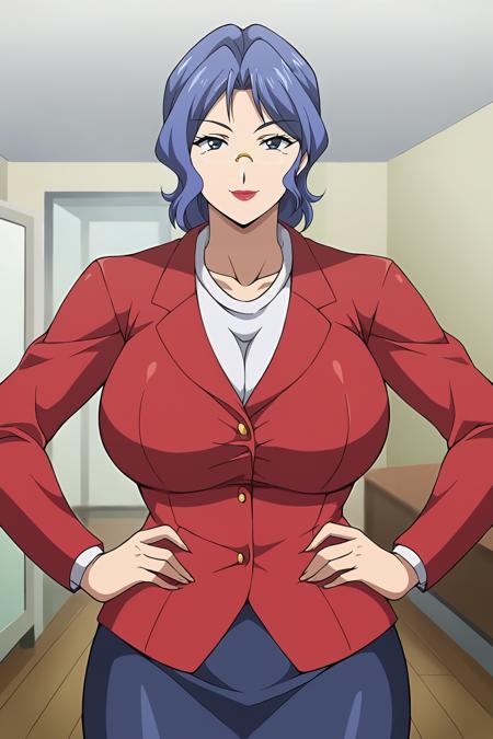 Naoko Daimon-Kyonyuu Hitozuma Onna Kyoushi Saimin PONY/IL版本pony (ID: 762566)