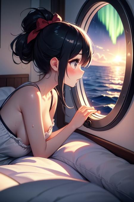 girl like ship porthole