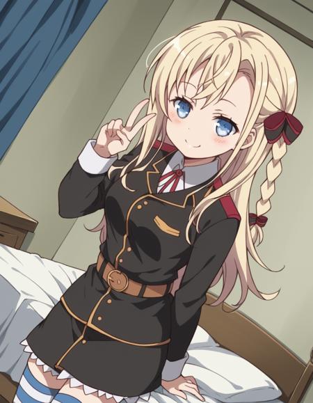 Wilhelmina Braunschweig Ingenohl Friedeburg (ヴィルヘルミーナ・ブラウンシュヴァイク・インゲノール・フリーデブルク) - High School Fleet (ハイスクール・フリート)