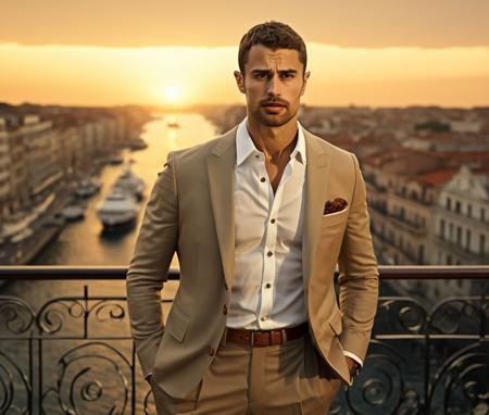 Theo James - SDXL