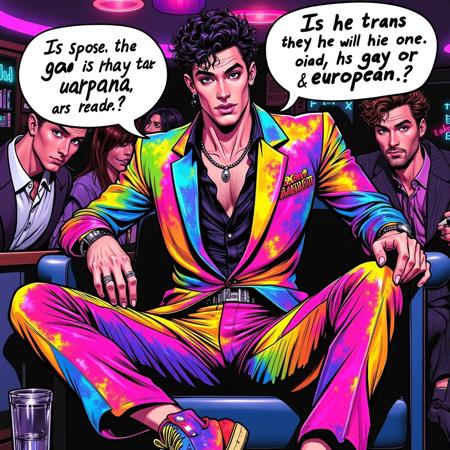 Concept Meme: Is He/They/Them European, Gay or Trans? (*Flux*) Lora版本V1 (ID: 967645)
