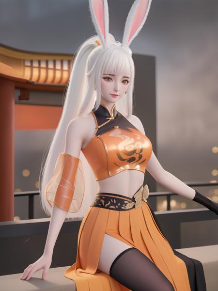 王者荣耀_公孙离_中国风舞蹈服装_Honor of kings_Gongsun Li
